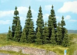 Heki 0306 Small Pine Mini-Forest, 2" To 3-1/2" (30)