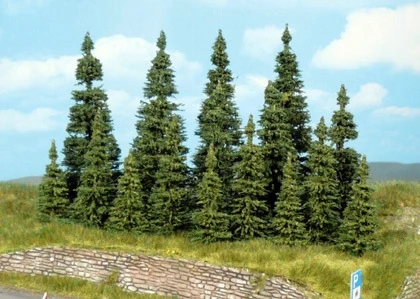 Heki 0306 Small Pine Mini-Forest, 2" To 3-1/2" (30) 1 Heki 0306 Small Pine Mini-Forest, 2" To 3-1/2" (30)