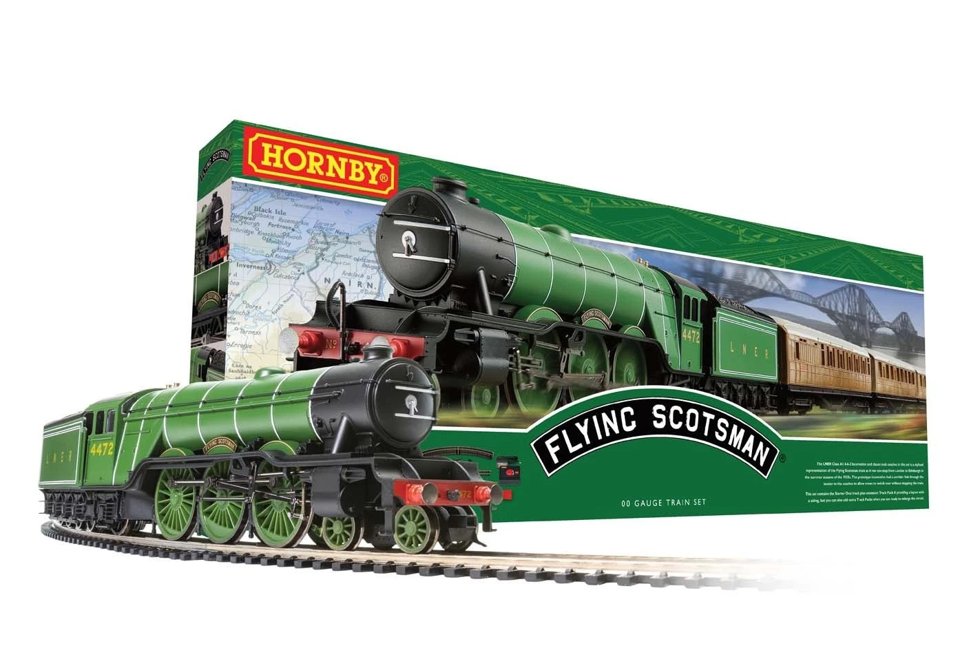 Hornby HO (OO 1:76) R1255T Flying Scotsman Train Set 2 Hornby HO (OO 1:76) R1255T Flying Scotsman Train Set - Image 2