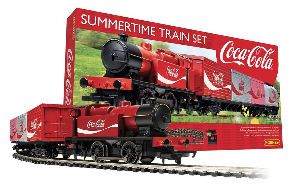 Hornby HO (OO 1:76) R1276T Coca-Cola Summertime Train Set 1 Hornby HO (OO 1:76) R1276T Coca-Cola Summertime Train Set