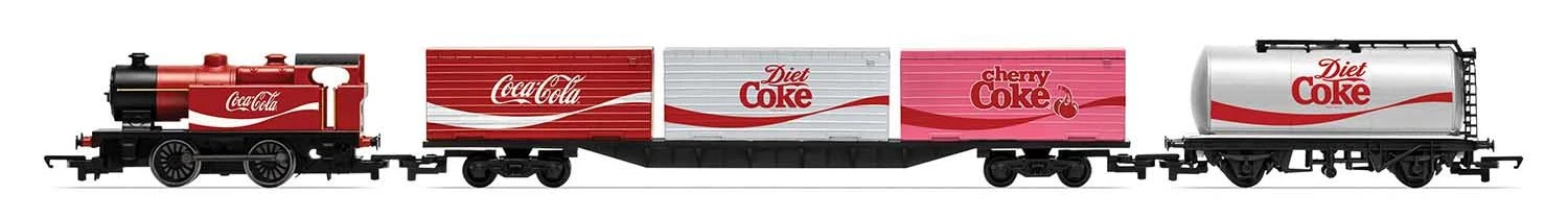 Hornby HO (OO 1:76) R1276T Coca-Cola Summertime Train Set 2 Hornby HO (OO 1:76) R1276T Coca-Cola Summertime Train Set - Image 2