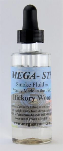 JT's Mega Steam O/HO HICKORY Smoke Fluid 2 Oz. Bottle, Hickory Wood
