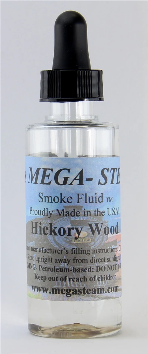 JT's Mega Steam O/HO HICKORY Smoke Fluid 2 Oz. Bottle, Hickory Wood 1 JT's Mega Steam O/HO HICKORY Smoke Fluid 2 Oz. Bottle, Hickory Wood