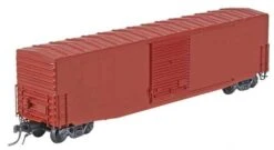 Kadee HO 4120 50' PS-1 Hydrocushion Box Car With 9' Door And No Roof Walk Kit, Undecorated