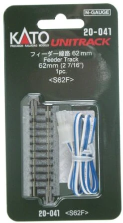 Kato N 20041 2-7/16" Straight Feeder Unitrack