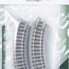 Kato N 20176 Unitrack 4 5/8" (117mm) Radius Curve 45-Degree Section (4-pack)