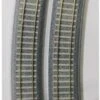 Kato HO 2251 Unitrack R790mm 31-1/8" Concrete Tie Superelevated Curved Track, 22.5-Degree