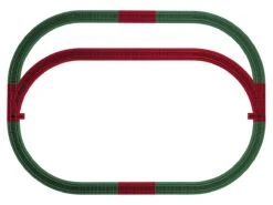 Lionel S 6-49990 American Flyer FasTrack Add-on Track Pack, Outer Passing Loop (11)