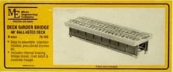 Micro Engineering N 75-153 40' Ballasted Deck Girder Bridge Kit