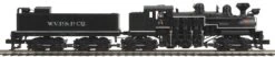 MTH Premier O 20-3883-1 4-Truck Shay Steam Engine With Hi-Rail Wheels, West Virginia Pulp And Paper #14