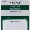 Micro-Trains N 49948905 (1068) Tank Car Placards (1 Dozen)