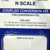 Micro-Trains N 00142000 (1135) Coupler Conversion Kit For Life-Like Locomotives (1 Front, 1 Rear)