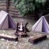 Osborn Model Kits N 3113 Camping Scene Kit
