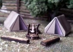 Osborn Model Kits N 3113 Camping Scene Kit
