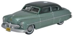 Oxford Diecast HO 87ME49001 1949 Mercury 8 Coupe, Adelia Green/Mogul Green