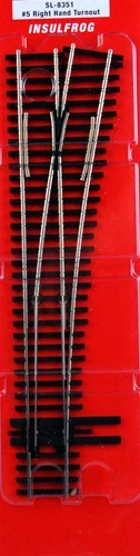Peco HO SL8351 Code 83 Track Insulfrog #5 Turnout Right Hand