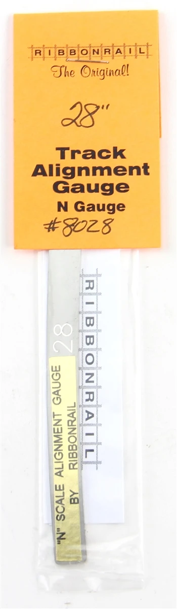 Ribbon Rail N 8028 5" Track Alignment Gauge, Curved 28" Radius 1 Ribbon Rail N 8028 5" Track Alignment Gauge, Curved 28" Radius