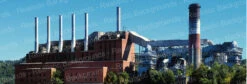 Realistic Backgrounds 704-04 Power Plant Scene 13" X 38"