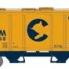 Roundhouse HO 2395 PS-2 2003 2-Bay Covered Hopper, Chessie System (WM) #5850