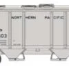 Roundhouse HO 2417 PS-2 2003 2-Bay Covered Hopper, Northern Pacific #75403
