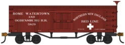 Bachmann HO 72312 Old Time Box Car, Rome Watertown And Ogdensburg #5829