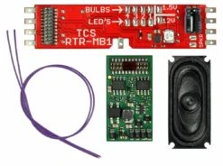 Train Control Systems HO 1769 WDK-ATH-4 Athearn DCC Sound Conversion WOWKit Featuring Audio Assist