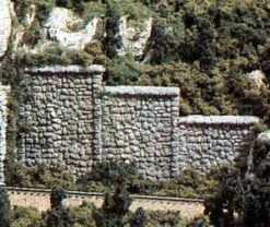 Woodland Scenics N C1161 Random Stone Retaining Walls (6)