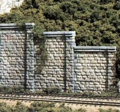 Woodland Scenics HO C1259 Cut Stone Retaining Walls (3)