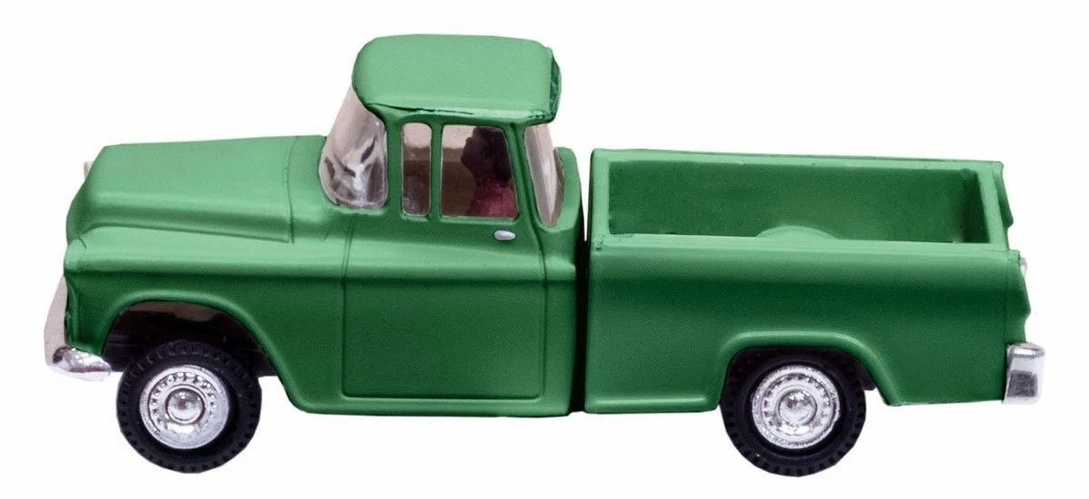 Woodland Scenics HO JP5590 Just Plug Illuminated Vehicle, Green Pickup 1 Woodland Scenics HO JP5590 Just Plug Illuminated Vehicle, Green Pickup