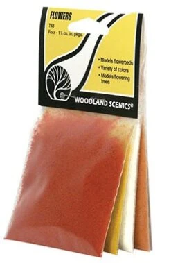 Woodland Scenics T48 Flowers, 4 Colors