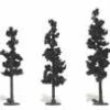 Woodland Scenics TR1104 Conifer Tree Kit, 2-1/4" To 4" (42)
