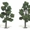 Woodland Scenics TR1513 Ready Made Tree, Medium Green 5" To 6" (2)