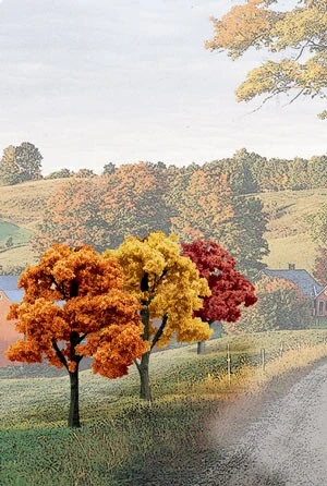 Woodland Scenics TR1577 Value Trees, Fall Mix 3" To 5" (14) 1 Woodland Scenics TR1577 Value Trees, Fall Mix 3" To 5" (14)