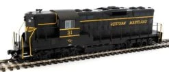 Walthers Mainline HO 910-20489 EMD GP9 Phase II With High Hood, Western Maryland #31