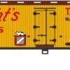 Bachmann HO 19809 40' Wood Side Refrigerator Box Car, Brights Wines #101