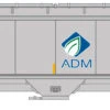 Athearn Genesis HO G89983 Trinity 3-Bay Hopper, ADM #49151
