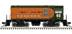 Atlas Master Line HO 10003976 Silver Series HH600/660 Locomotive, New Haven (Full Balloon McGinnis) #0930