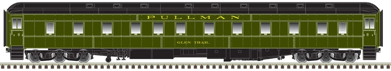 Atlas HO 20005107 Pullman Sleeper, Santa Fe (Pullman) "Glen Vista" 1 Atlas HO 20005107 Pullman Sleeper, Santa Fe (Pullman) "Glen Vista"