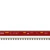 Atlas Trainman HO 20006449 Bulkhead Flat Car, Burlington Northern Santa Fe #546056