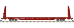 Atlas Trainman HO 20006449 Bulkhead Flat Car, Burlington Northern Santa Fe #546056