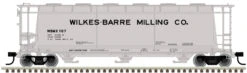 Atlas Master Line HO 20007184 3-Bay Cylindrical Hopper, Wilkes-Barre Milling Co. #105