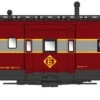 Bluford Shops N 41191 International Car Bay Window Caboose Phase 1, Erie Lackawanna #C305 (Heartland Hobby Exclusive)