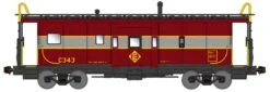 Bluford Shops N 41191 International Car Bay Window Caboose Phase 1, Erie Lackawanna #C305 (Heartland Hobby Exclusive)
