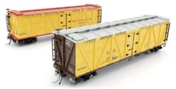 Rapido HO 177203 FGE R7 Reefers, Fruit Growers Express (Silver Roof Scheme) (6) -Model Train Shop master second reefer 44708.1683913356