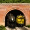 Monroe Models HO 151 B&O Style Double Track Tunnel Portal, Brick