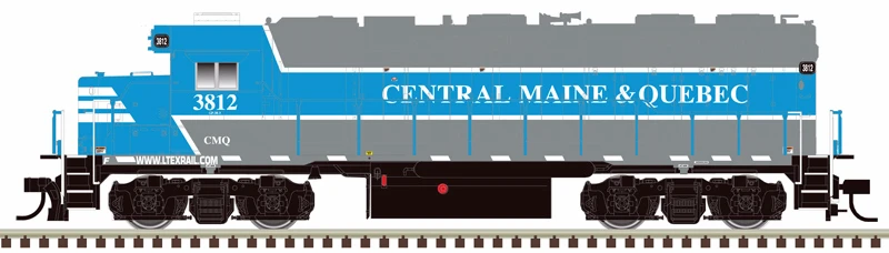 Atlas Master Line N 40005600 Silver Series GP38 Locomotive With Low Nose, Central Maine And Quebec Railway #3812 1 Atlas Master Line N 40005600 Silver Series GP38 Locomotive With Low Nose, Central Maine And Quebec Railway #3812