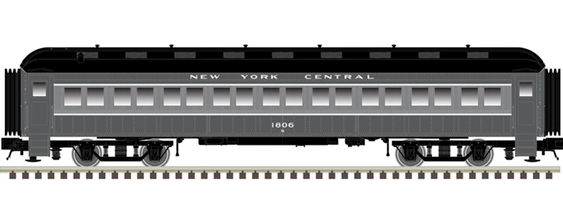 Atlas Trainman N 50006237 60' Passenger Coach, New York Central #2080 1 Atlas Trainman N 50006237 60' Passenger Coach, New York Central #2080
