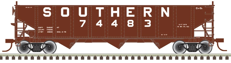 Atlas Trainman O 2001833 70-Ton 3-Bay Open Hopper, Southern 1 Atlas Trainman O 2001833 70-Ton 3-Bay Open Hopper, Southern