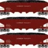 Roundhouse HO 88185 40' 4-Bay Offset Hoppers With Loads, Lehigh Valley (3)