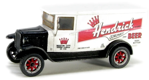 Showcase Miniatures HO 3001 1929 Six Speed Delivery Van Kit 1 Showcase Miniatures HO 3001 1929 Six Speed Delivery Van Kit